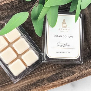 Clean Cotton Soy Wax Melts The Ultimate Home Fragrance Scent image 1