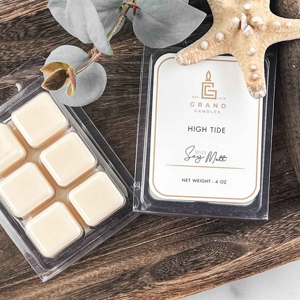 High Tide Soy Wax Melts - A Soothing, Relaxing Aroma To Transport You To a Ocean Getaway