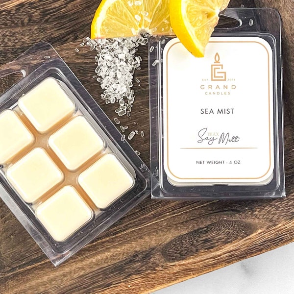 Sea Mist Scented Soy Wax Melt - Wax Tart - Sea Mist Soy Wax Melt - All Natural Soy Wax Melt | Soy Wax Bar