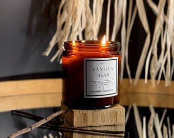 Vanilla Soy Candle - Scented Vanilla Candle - Handmade Soy Candle