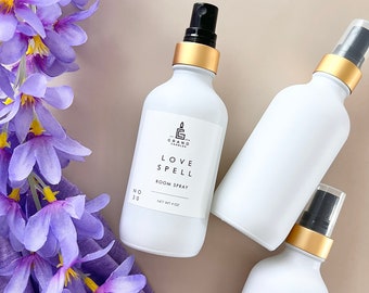 Spray para habitaciones con aroma a hechizos de amor / Spray perfumado para habitaciones / Spray de aromaterapia / Spray para habitaciones con aroma a ropa de cama