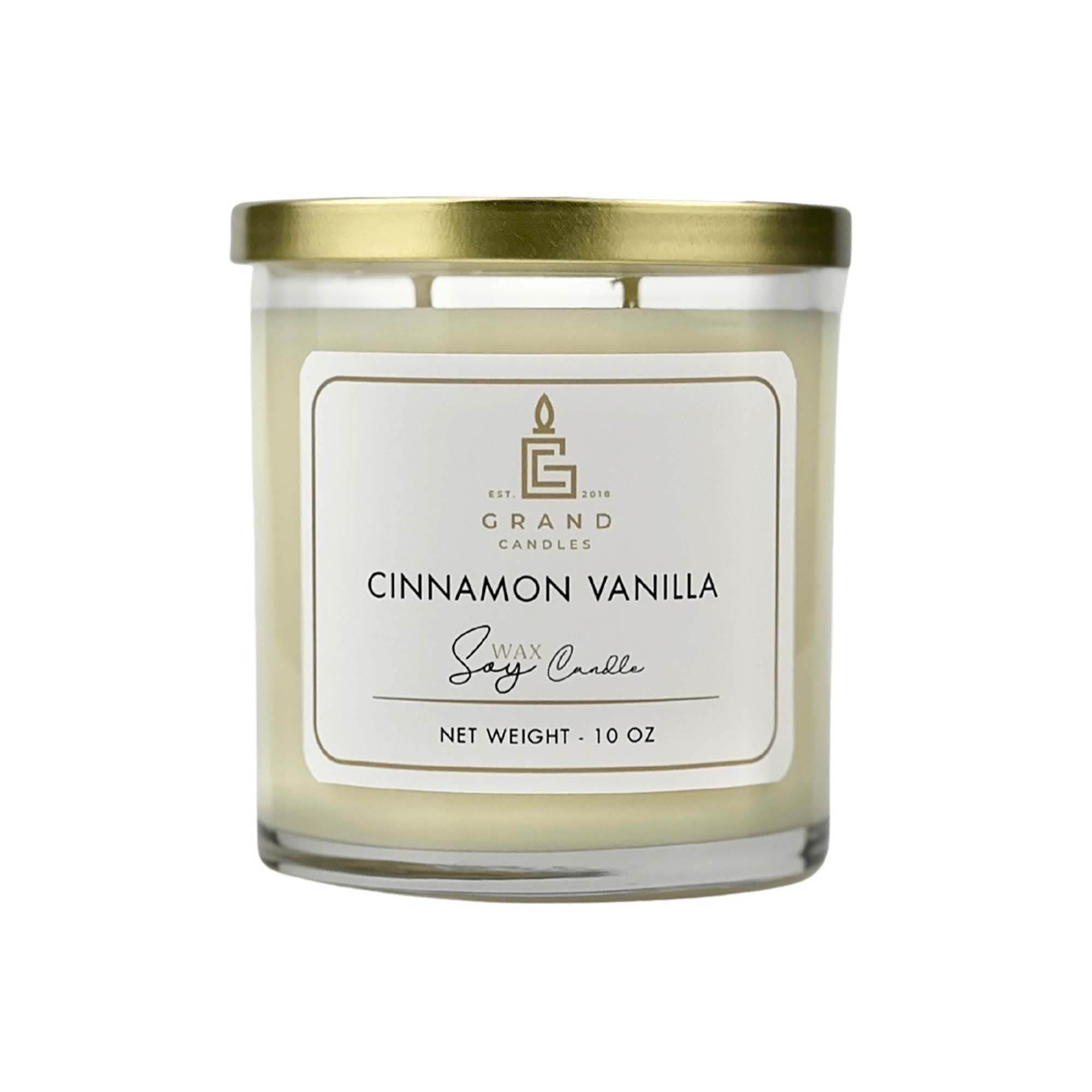 Cinnamon Vanilla Scented Soy Candle Handmade Soy Candle Etsy UK