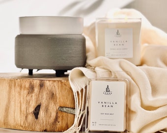 Vanilla Bean Soy Wax Melt | Handmade Scented Melts for Home Fragrance
