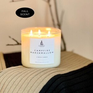 Campfire Marshmallow Candle - CAMPFIRE - 18 - CLR Grand Candles