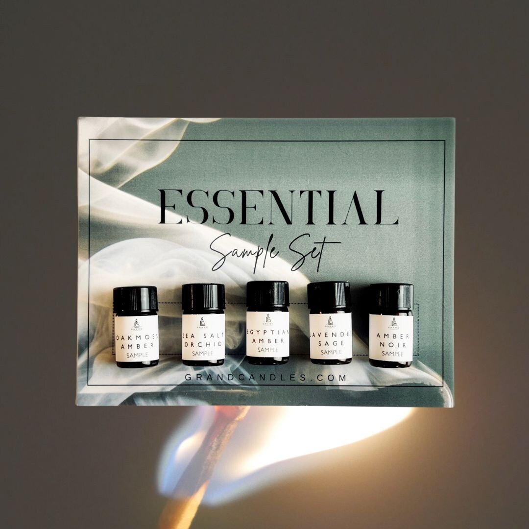 Essential Sample Set Find Your Candle Scent Sample Pack Set of 5