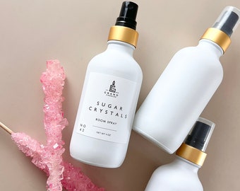 Huisgeurspray | Suikerkristallen Kamerspray Mist | Natuurlijke luchtverfrisser met zoet aroma
