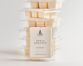 Apple Harvest Scented Soy Wax Melt - Scented Soy Wax Melt - All Natural Soy Wax Melt | Soy Wax Bar