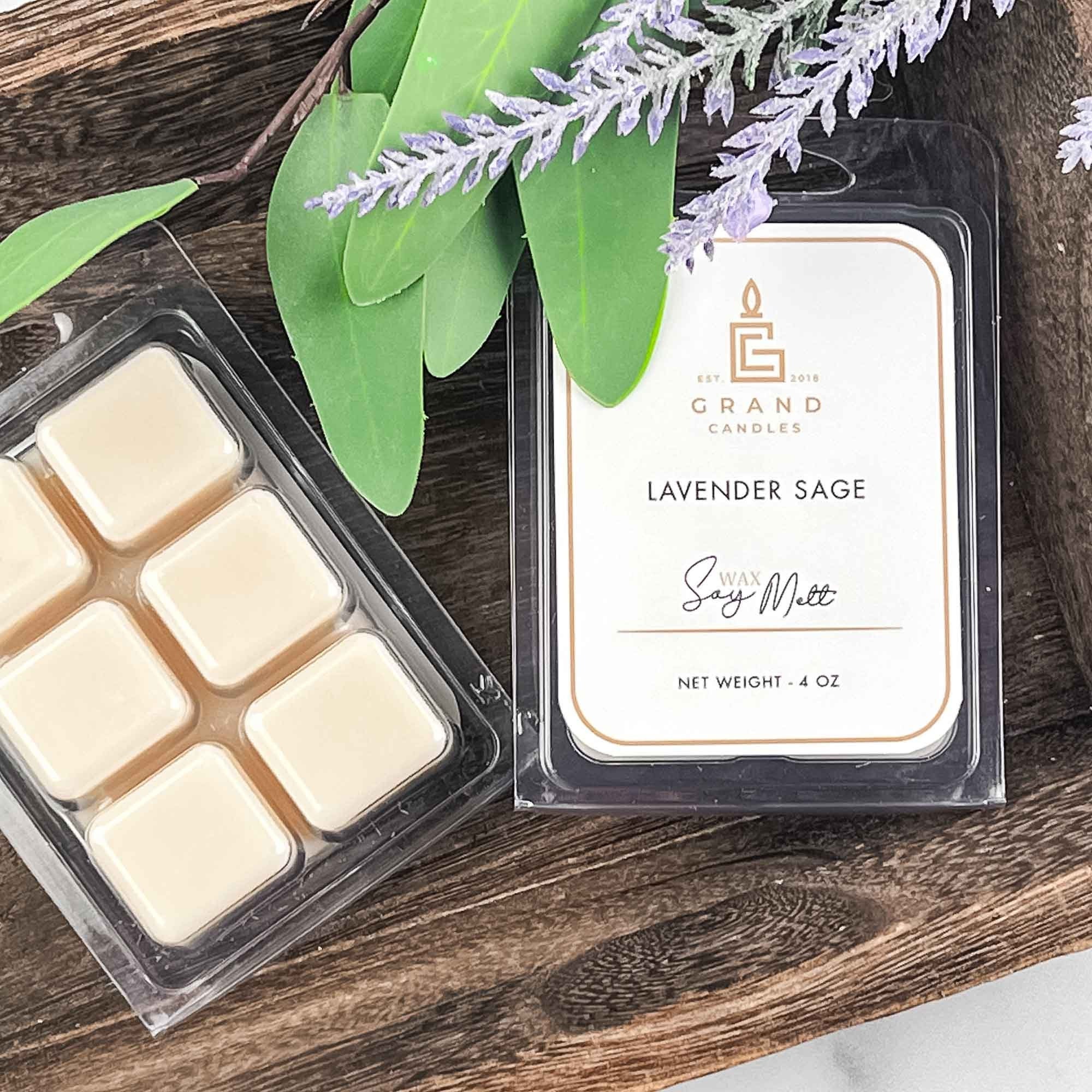 Lavender Sage Wax Melt, Scented Wax for Wax Warmer, Hand Poured