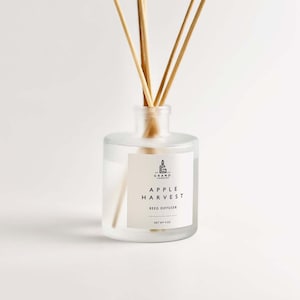 Room Fragrance for Your Home, Apple Harvest Diffuser, Reed Diffuser Set, Home Fragrance, Bathroom Diffuser, Office Diffuser, Rattan Reeds