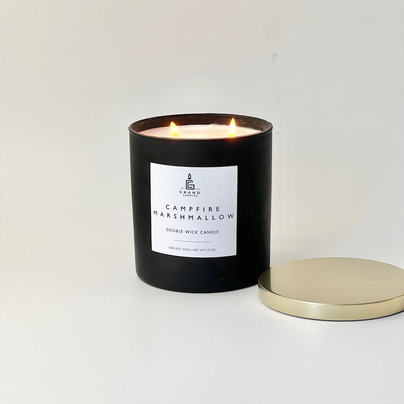 Campfire Marshmallow Candle - CAMPFIRE - 10 - BLK Grand Candles