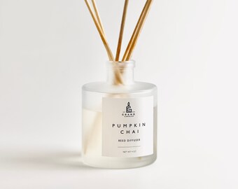 Pumpkin Chai-rietverspreider, huisgeur, geurverspreider, olieverspreider, kamerverspreider, huisgeur, herfstgeur