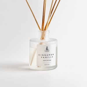 Fall Reed Diffuser, Cinnamon Vanilla Fall Diffuser, Reed Diffuser Set, Home Fragrance, Bathroom Diffuser, Office Diffuser, Fall Scents