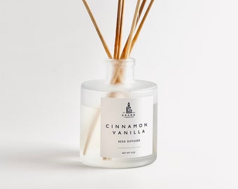 Herbst Reed Diffusor, Zimt Vanille Herbst Diffusor, Reed Diffusor Set, Raumduft, Badezimmer Diffusor, Büro Diffusor, Herbstdüfte