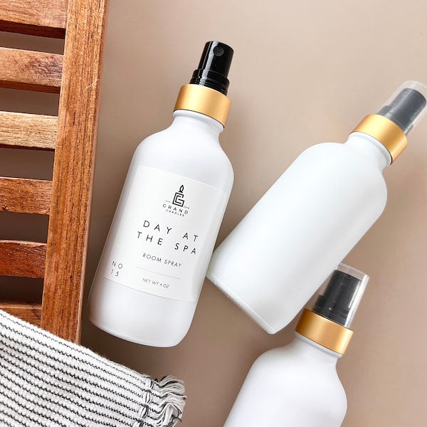 Relaxing Day at the Spa Room Spray | Natural Aromatherapy Mist Spray for Home or Office