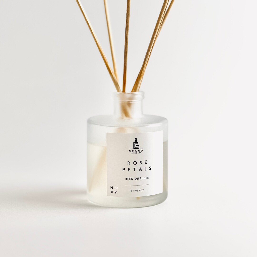 Rose Petals Reed Diffuser – Floral Rose Home Fragrance | Romantic Gift ...