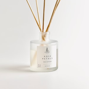 Rose Petals Reed Diffuser | Long-Lasting Home Fragrance for a Relaxing Ambiance
