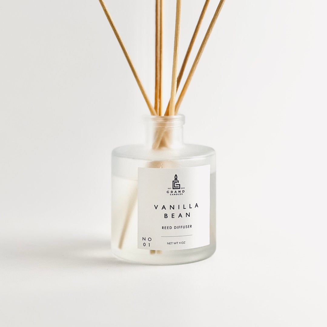 Vanilla Reed Diffuser Luxury Diffuser Room & Home Fragrance Etsy