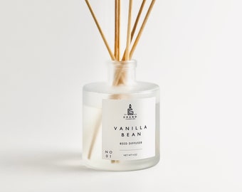 Vanilla Reed Diffuser | Luxury Diffuser | Room & Home Fragrance