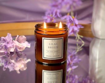 Lilac Soy Candle | Hand-Poured Spring Fragrance | Fresh & Floral Home Fragrance | Gift Idea