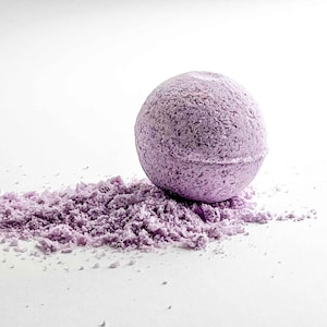 Bio Badebombe | Sprudelbad | Luxuriöse Zuckerkristalle Badebombe | Raumduft | Geschenk für Sie
