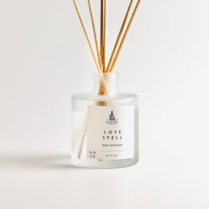 Doftspridare, kärleksförtrollningsdoftspridare, hemdoft, söt och blommig doft, oljediffusor, ftalatfri diffusor, giftfri diffusor