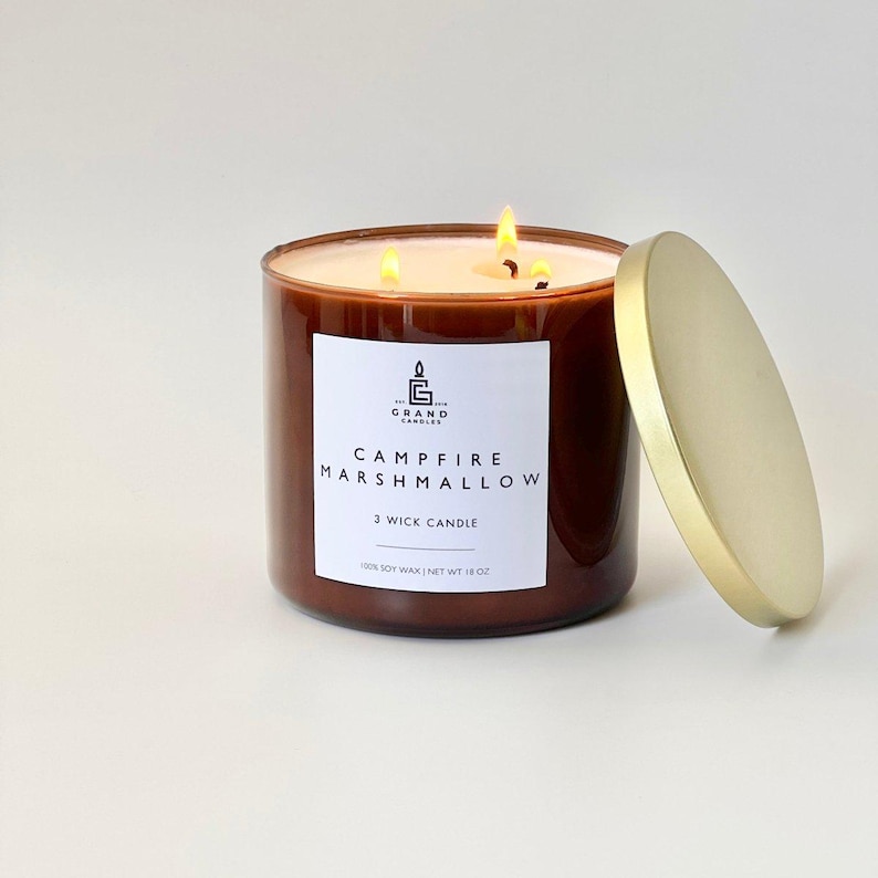 Campfire Marshmallow Candle - CAMPFIRE - 18 - AMB Grand Candles