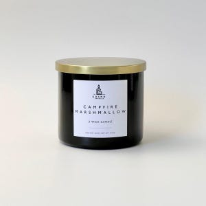 Campfire Marshmallow Candle - CAMPFIRE - 18 - BLK Grand Candles