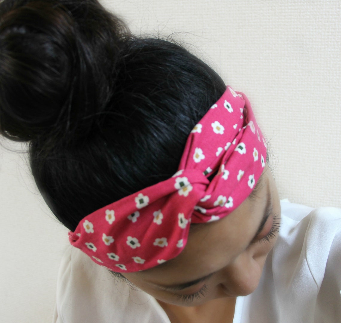 Japanese Headband / Wide Twist Head Wrap / Bohemian / Kawaii Etsy