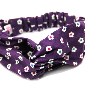 Japanese Headband / Wide twist head wrap / Bohemian / Kawaii Japanese style / Japanese Cotton Fabric Headband / Japanese Fashion