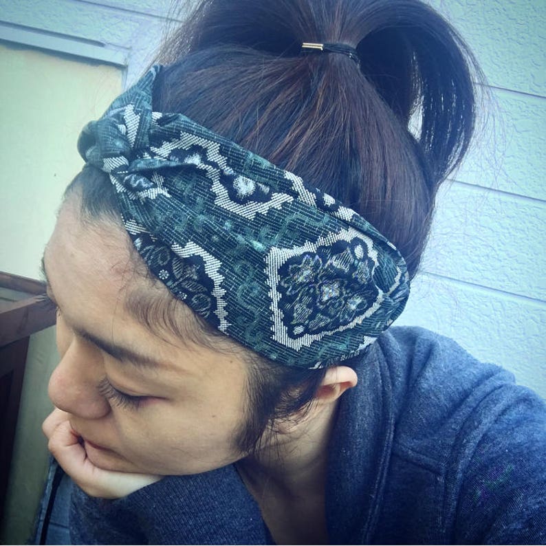 Kimono Antique Headband / Japanese Fabric / Headband for Women / Unique