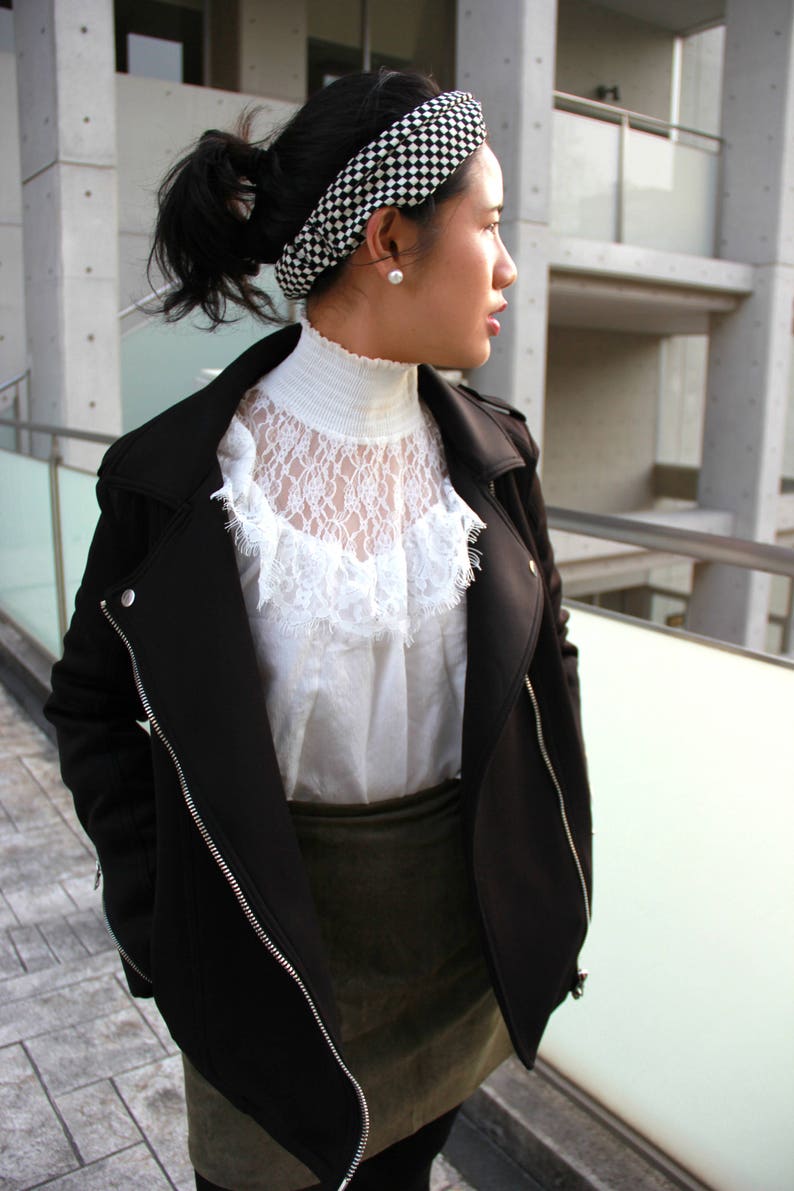 Japanese Headband Ichimatsu Monyo / Womens Headband Unique Etsy