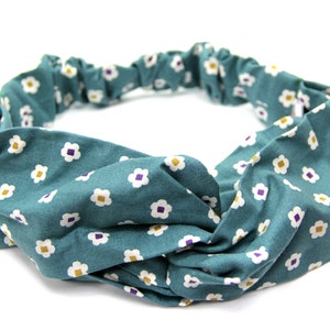 Japanese Headband / Wide twist head wrap / Bohemian / Kawaii Japanese style / Japanese Cotton Fabric Headband / Japanese Fashion