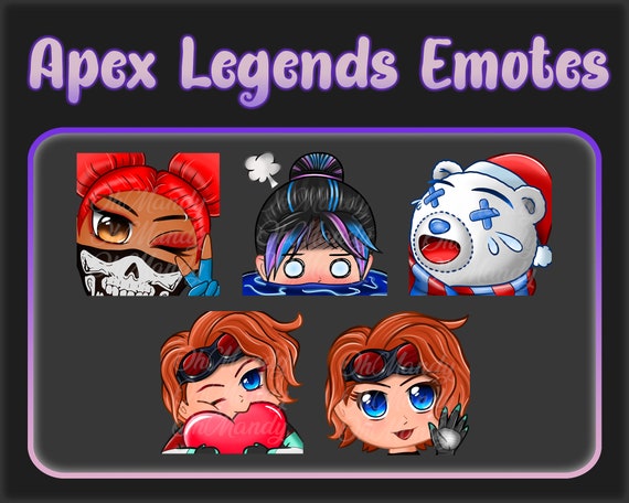 Apex Legends Emotes For Twitch And Discord Etsy Uk