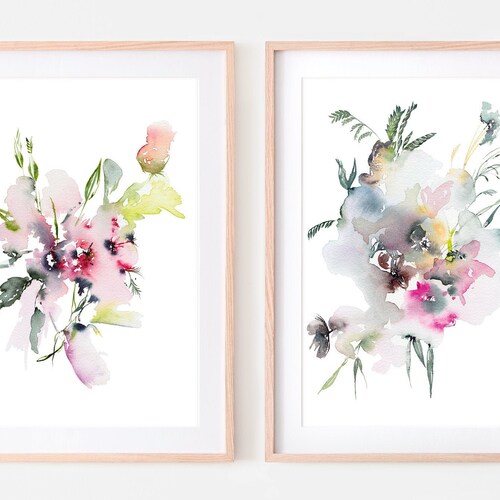Abstract Watercolor Painting Printable Wall Art Neutral - Etsy