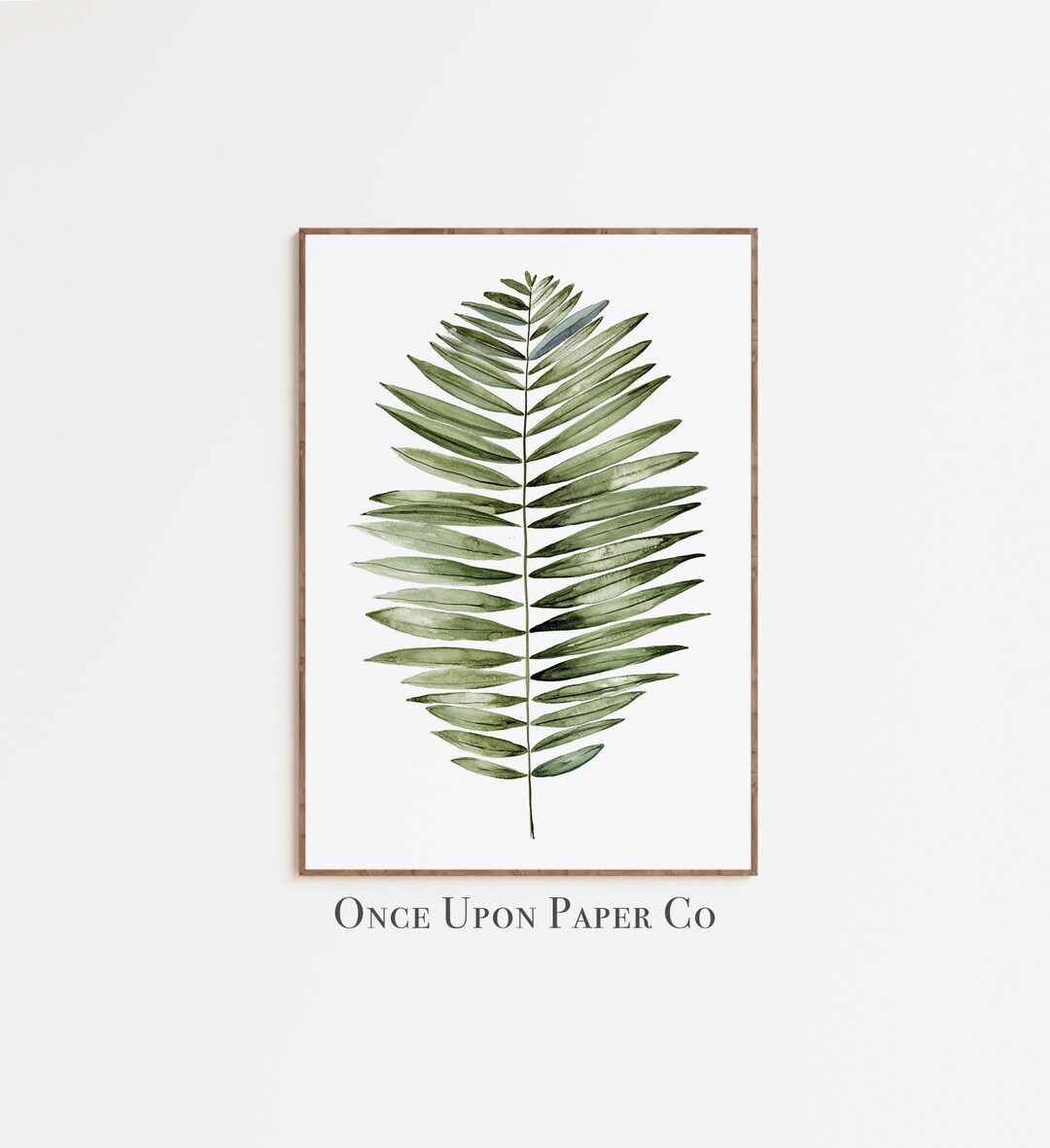 Tropical Leaf Print, Fern Wall Print, Tropical Wall Poster, Tropical ...