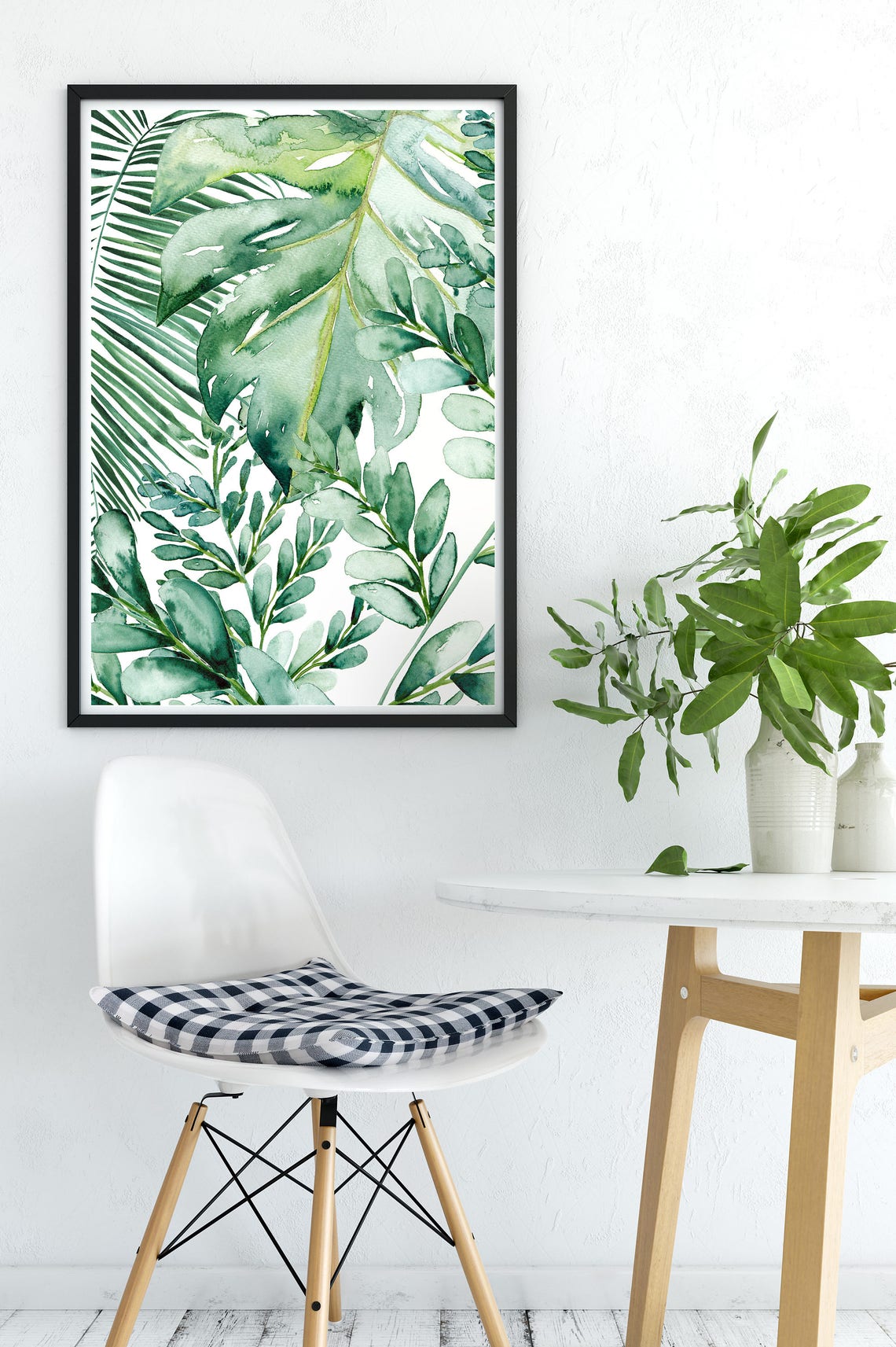 Banana Leaf Wall Art Banana Leaf Decor Palm Leaf Art Print - Etsy Hong Kong