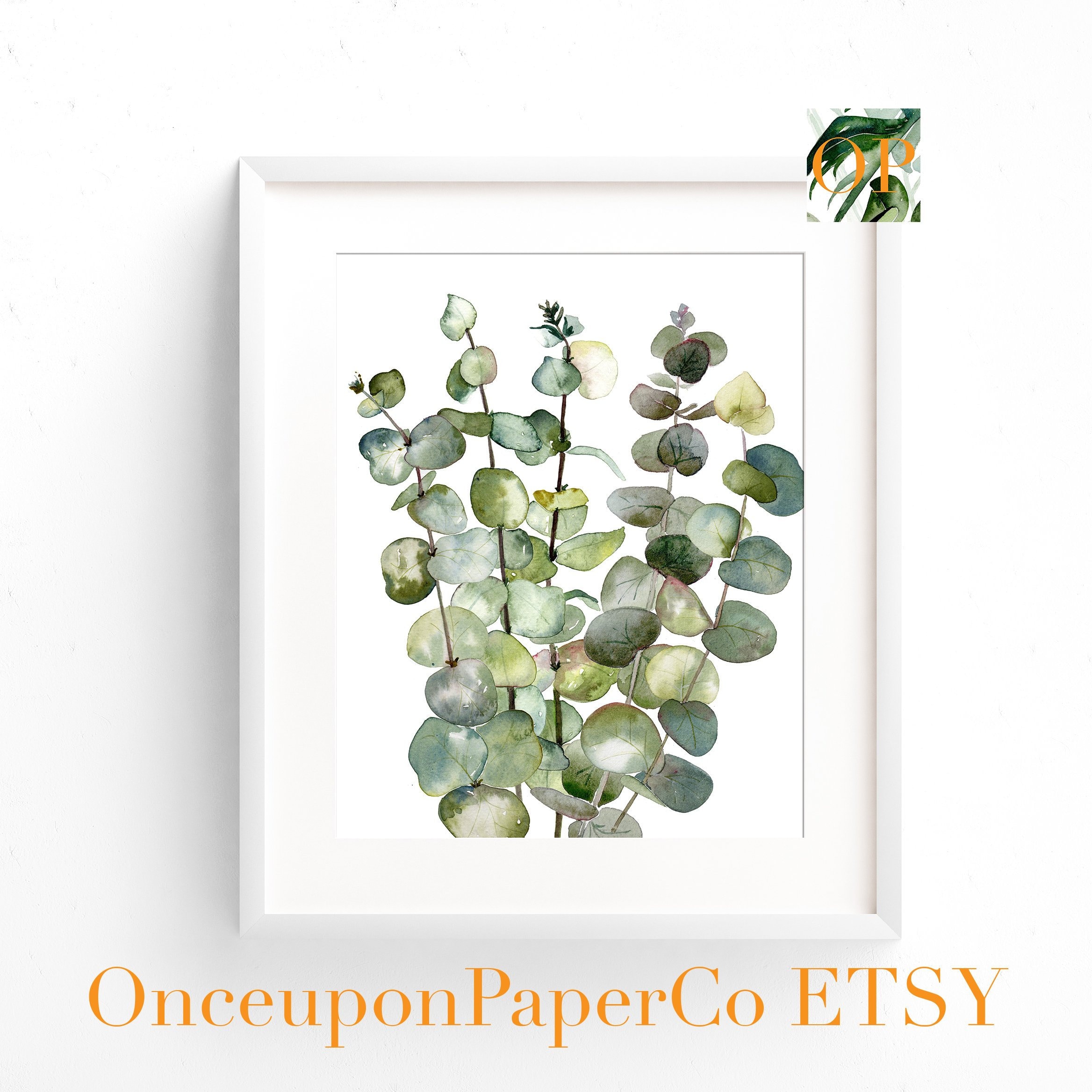 Eucalyptus printable Eucalyptus poster Eucalyptus wall art Etsy