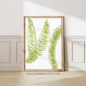 Botanical print, Fern Illustration, nature print, Plant print, Botanical fern print, Nature art, Botanical wall art, Fern art, Fern wall art