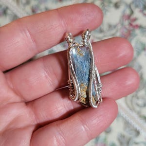 Aquamarine Sterling Silver Pendant