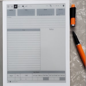 Daily Template e-ink (SuperNote)