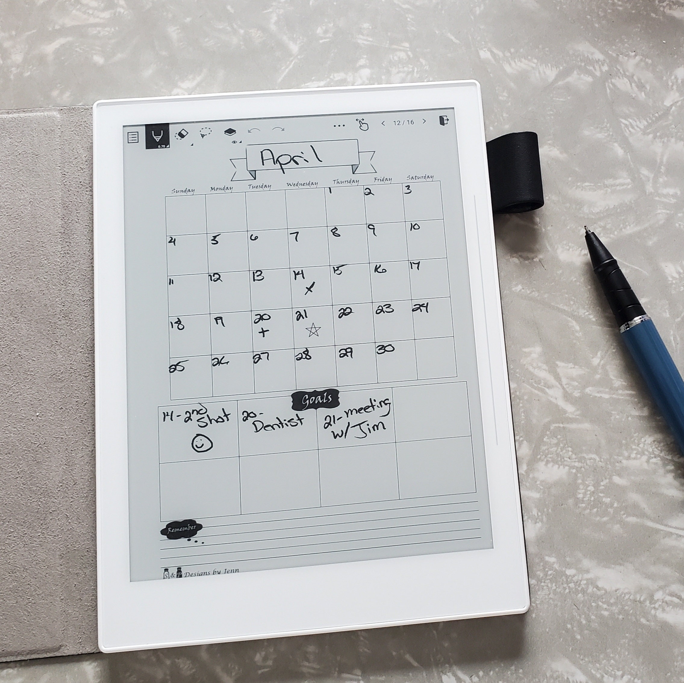 undated-planner-template-e-ink-supernote-remarkable-etsy