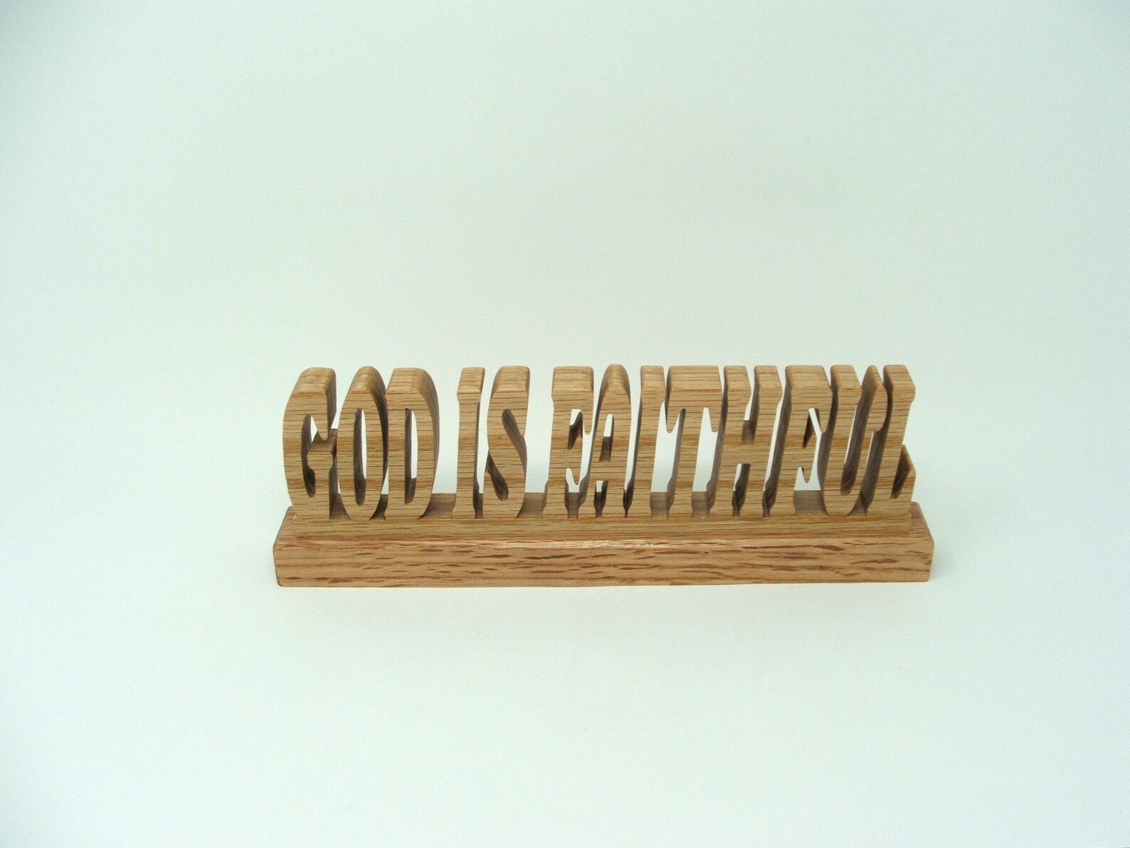 God is faithful bible verse made from solid wood scroll saw etsy