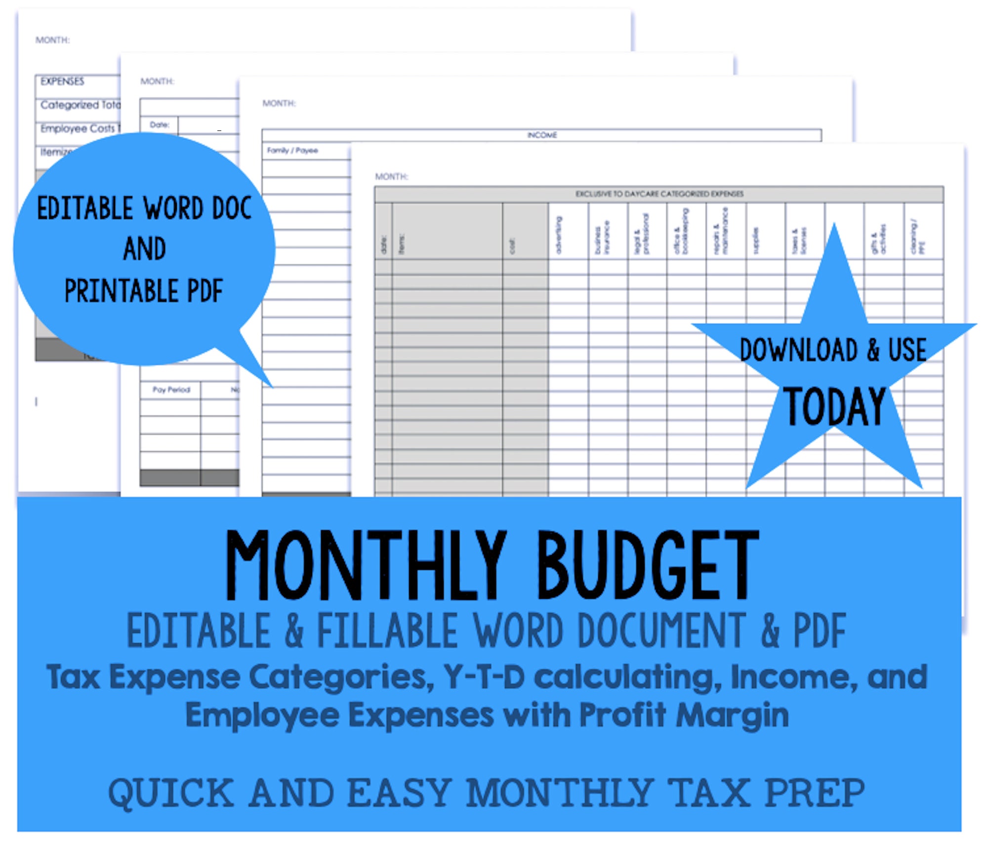 home-daycare-tax-worksheet