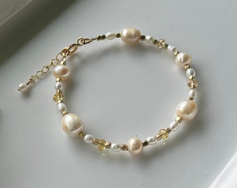 ブレスレット Monday Edition _ The mixed pearl bracelet PEARL BRACELETS - MONDAY EDITION