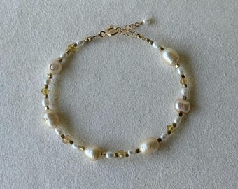 ブレスレット Monday Edition _ The mixed pearl bracelet The mixed pearl bracelet - MONDAY EDITION