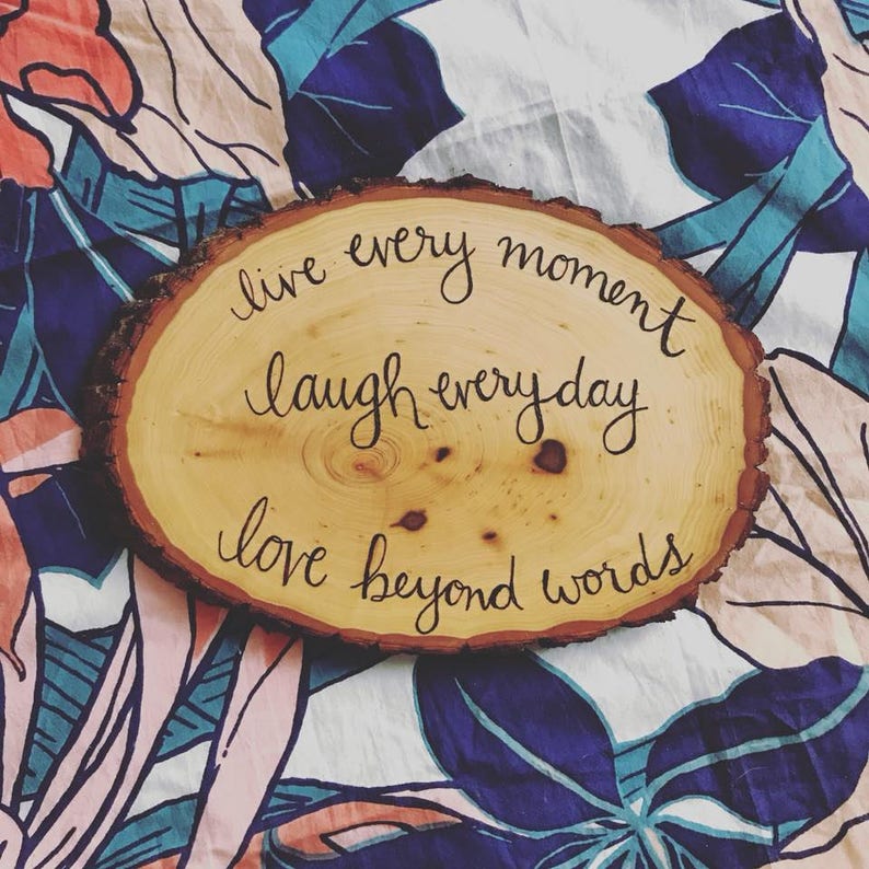 Round Custom Wooden Cheese Board & Sign Etsy