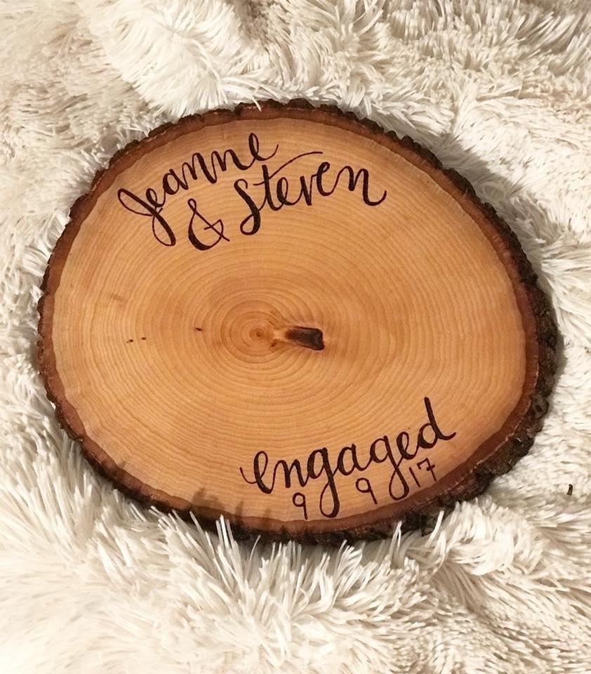 Round Custom Wooden Cheese Board & Sign Etsy