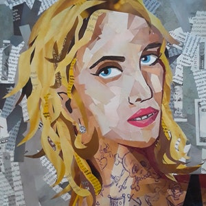 Collage di carta fatta a mano di Mary