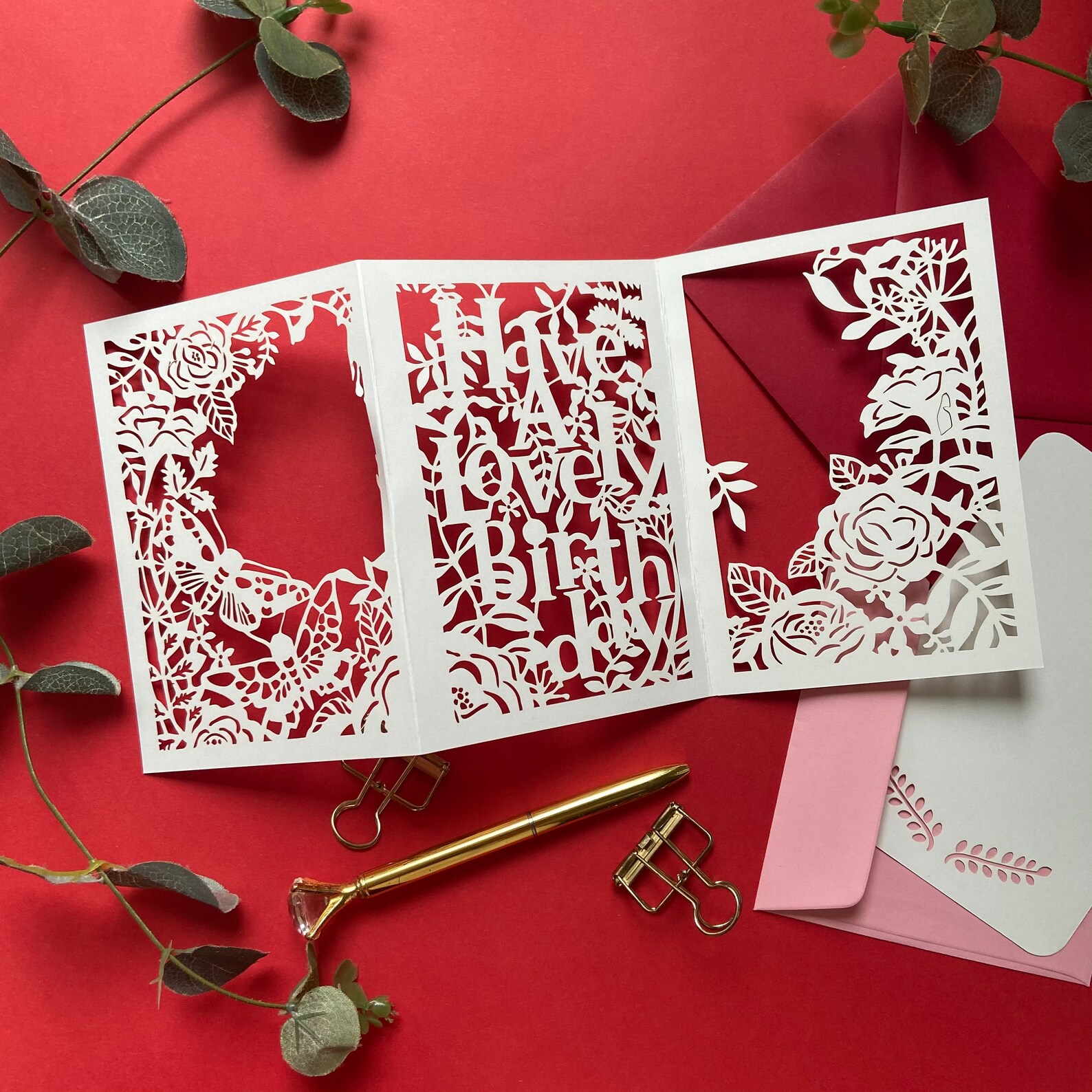 Happy Birthday Card Flower Birthday Card Nature Lover Etsy