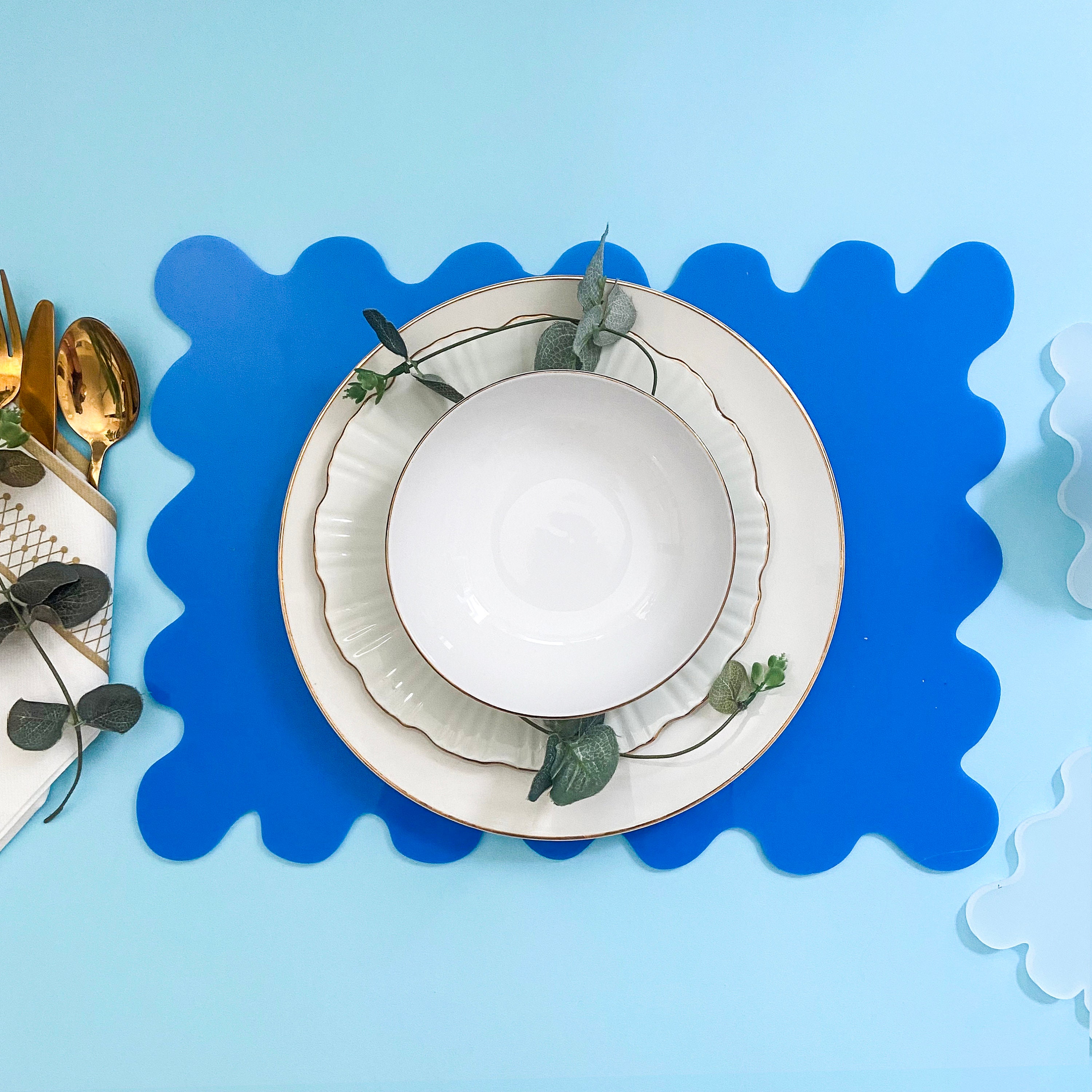 Wavy Acrylic Placemats Etsy